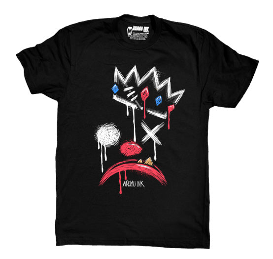 King of Klowns Men Tshirt – gothic Men Shirts by Akumu Ink, alt fashion art from Akumu Ink Clothing
