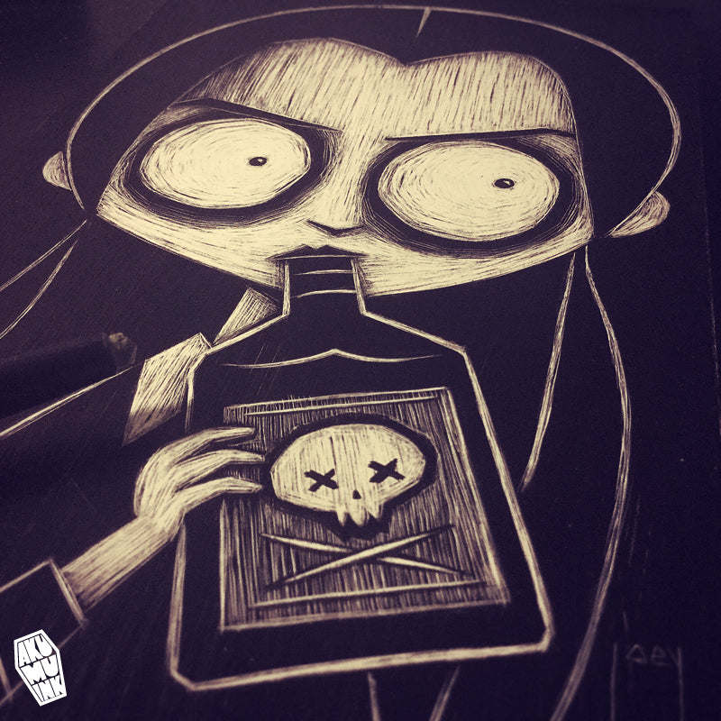 Wednesday Addams Scratch
