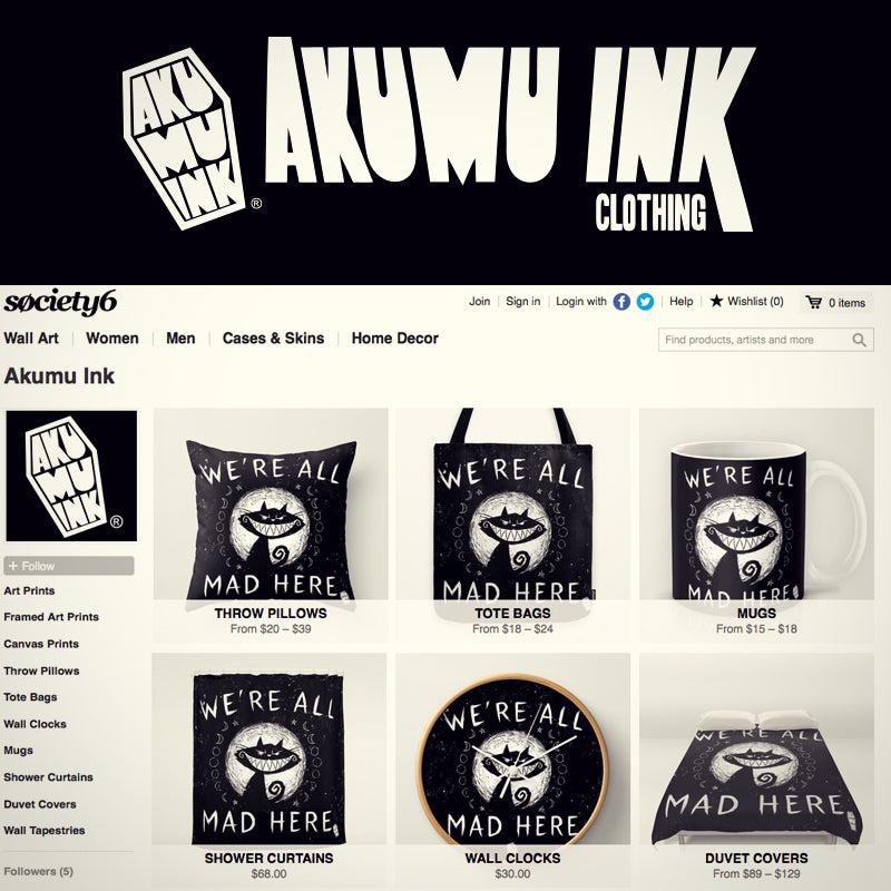 AKUMU INK ON SOCIETY6