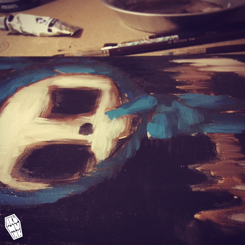 Bear Trapped in Oil Paints