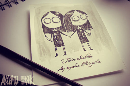 Twin Sisters Sketch