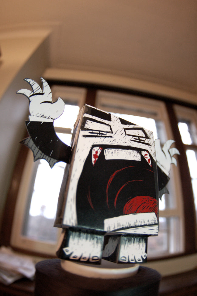 The Vampire Paper Toy