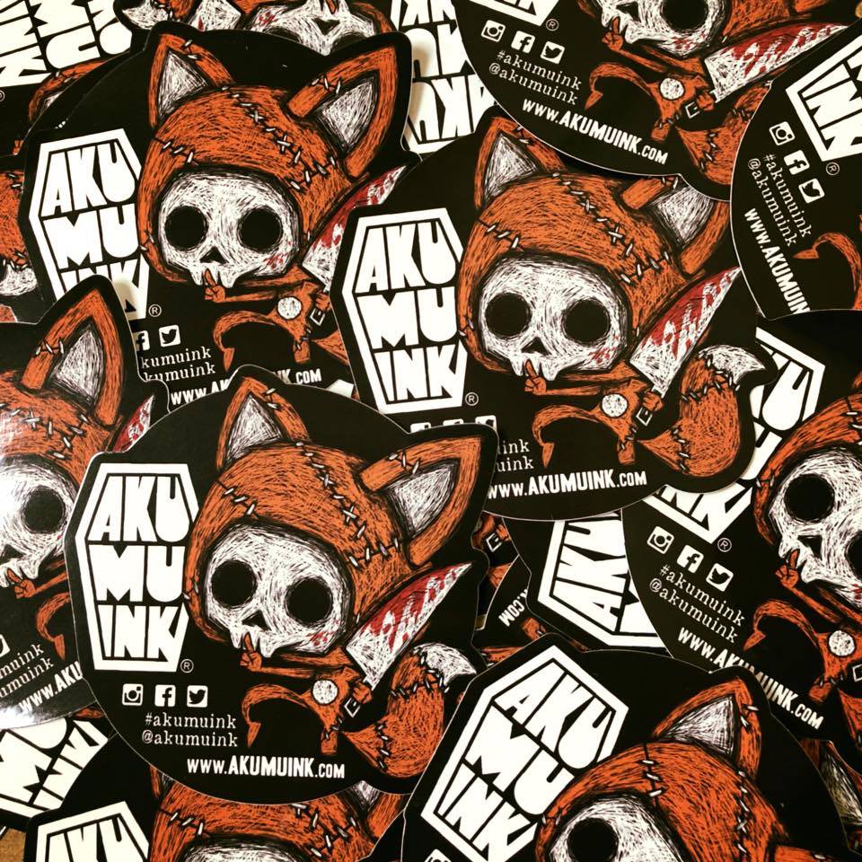 New Bloody Fox Promo Sticker