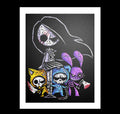 Party Animals Artwork – gothic art by Akumu Ink, alt fashion art from Akumu Ink Clothing