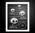 Alone Together Artwork – gothic art by Akumu Ink, alt fashion art from Akumu Ink Clothing