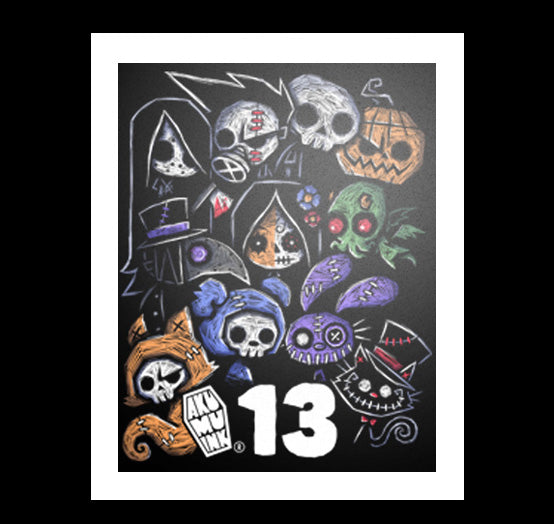 Year 13 Artwork – gothic art by Akumu Ink, alt fashion art from Akumu Ink Clothing