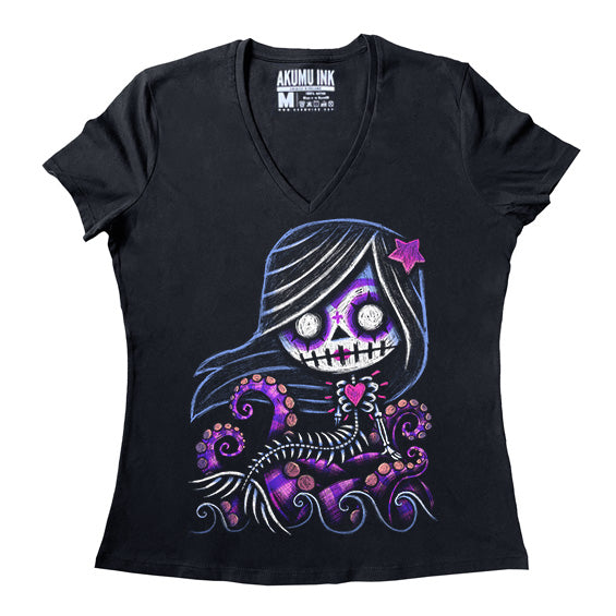 Akumu Ink Women Shirts, goth Women Shirts, skull Women Shirts, 