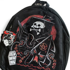A Murder on the High Seas Backpack – gothic backpack by Akumu Ink, alt fashion art from Akumu Ink Clothing