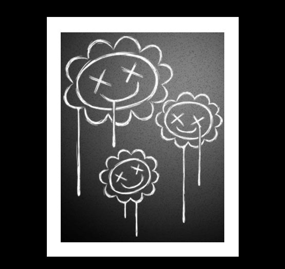 In Bloom (Ghost Version) Artwork – gothic art by Akumu Ink, alt fashion art from Akumu Ink Clothing