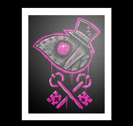 Plague Seeker: Unlocked Artwork – gothic art by Akumu Ink, alt fashion art from Akumu Ink Clothing