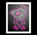 Plague Seeker: Unlocked Artwork – gothic art by Akumu Ink, alt fashion art from Akumu Ink Clothing