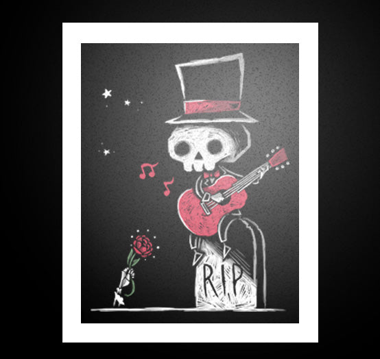 A Song For You Artwork – gothic art by Akumu Ink, alt fashion art from Akumu Ink Clothing