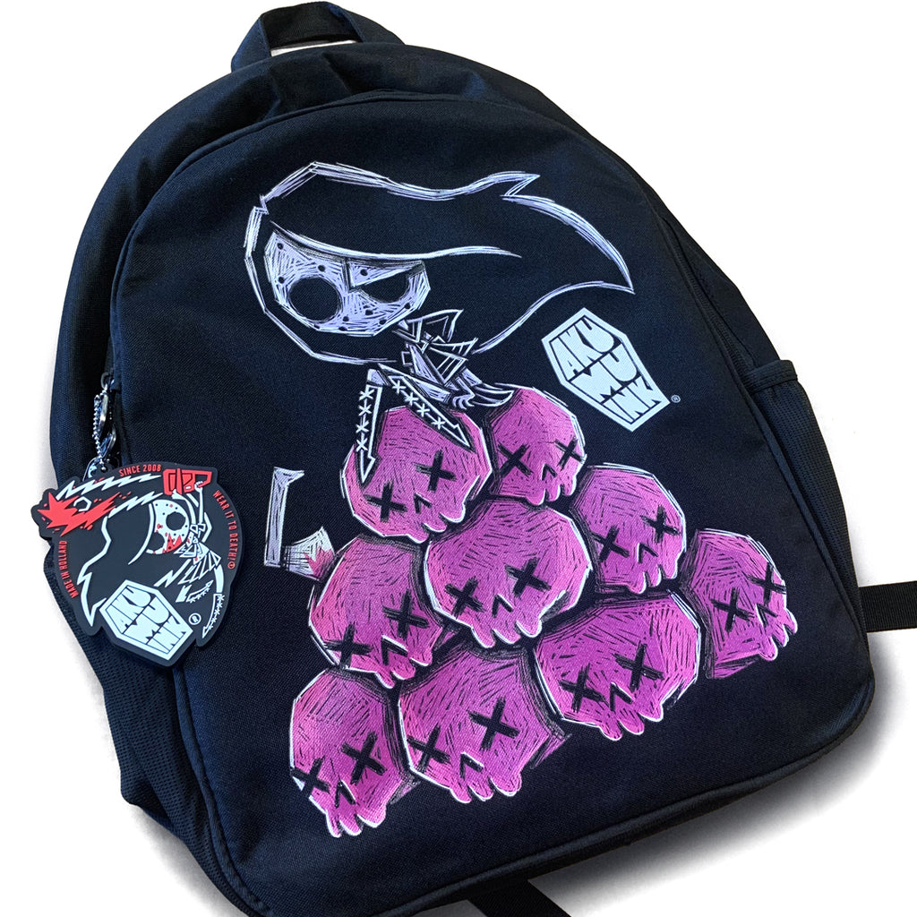Tokyo Chan :: The Alpha Backpack – gothic backpack by Akumu Ink, alt fashion art from Akumu Ink Clothing