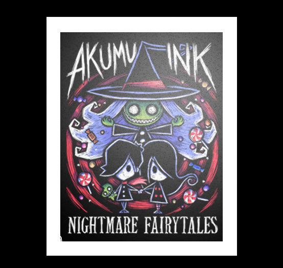 Nightmare Fairytales: Hansel & Gretel Artwork – gothic art by Akumu Ink, alt fashion art from Akumu Ink Clothing