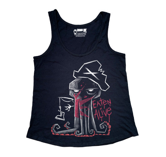 Eaten Alive Women Tanktop – gothic Women Shirts by Akumu Ink, alt fashion art from Akumu Ink Clothing