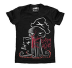 Eaten Alive Women Tshirt – gothic Women Shirts by Akumu Ink, alt fashion art from Akumu Ink Clothing