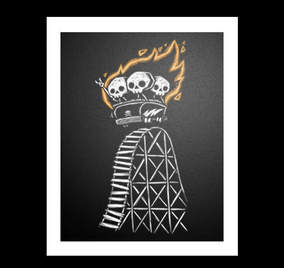 Enjoy the Ride Artwork – gothic art by Akumu Ink, alt fashion art from Akumu Ink Clothing