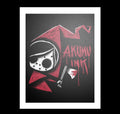 Red Artwork – gothic art by Akumu Ink, alt fashion art from Akumu Ink Clothing