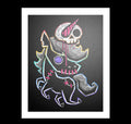 Rainbow Love Overload Artwork – gothic art by Akumu Ink, alt fashion art from Akumu Ink Clothing