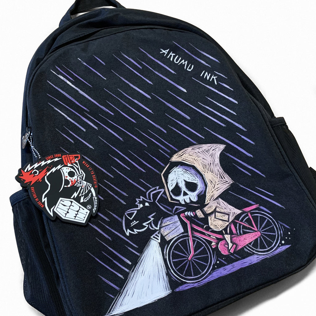 just you and me Backpack – gothic backpack by Akumu Ink, alt fashion art from Akumu Ink Clothing