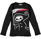 Akumu Ink Women Shirts, goth Women Shirts, skull Women Shirts, 