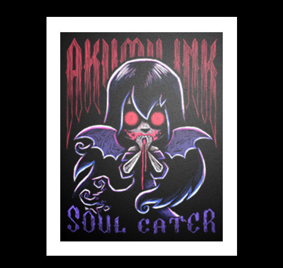 Soul Eater Artwork – gothic art by Akumu Ink, alt fashion art from Akumu Ink Clothing