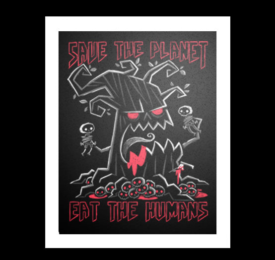Eat the Humans Artwork – gothic art by Akumu Ink, alt fashion art from Akumu Ink Clothing