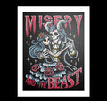 Misery and the Beast Artwork – gothic art by Akumu Ink, alt fashion art from Akumu Ink Clothing