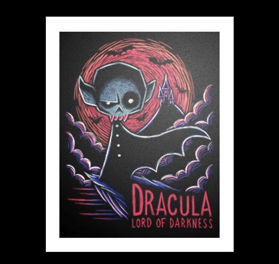 Dracula: Lord of Darkness Artwork – gothic art by Akumu Ink, alt fashion art from Akumu Ink Clothing
