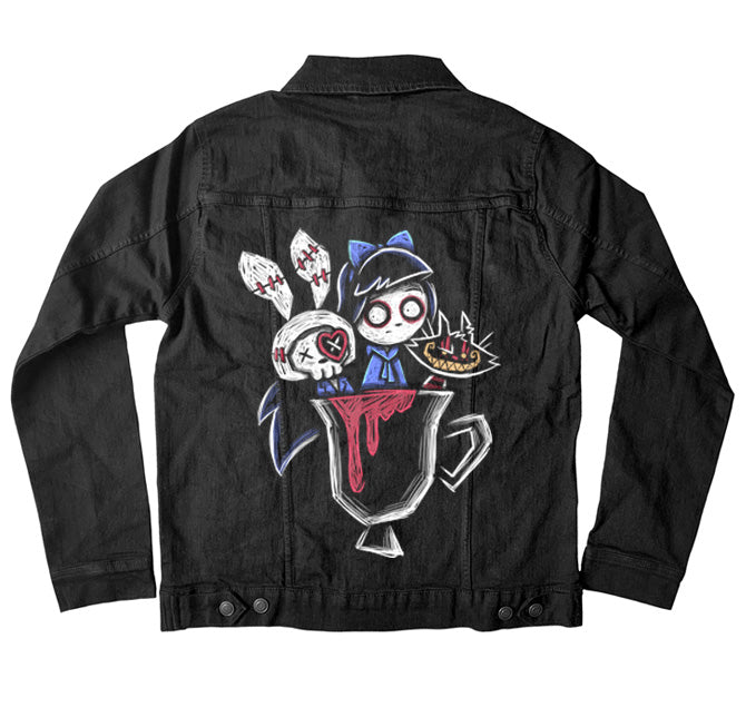 Bloody Tea Cup Denim Jacket