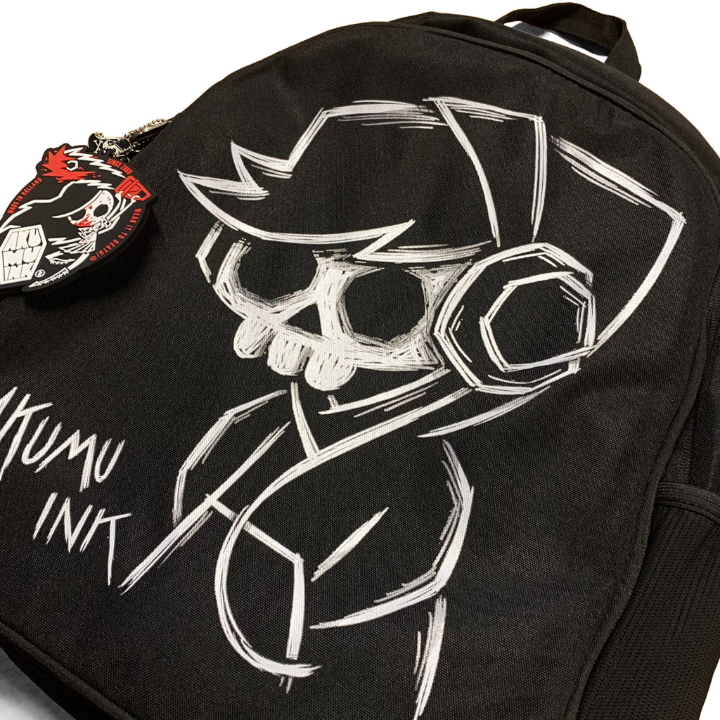 Introvert Backpack – gothic backpack by Akumu Ink, alt fashion art from Akumu Ink Clothing