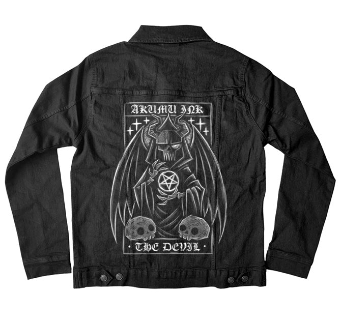 The Devil Tarot Card Denim Jacket