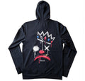 King of Klowns Hoodie – gothic long sleeve by Akumu Ink Clothing, alt fashion art from Akumu Ink Clothing