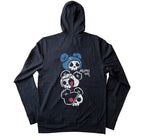 3 Bears Hoodie – gothic long sleeve by Akumu Ink Clothing, alt fashion art from Akumu Ink Clothing