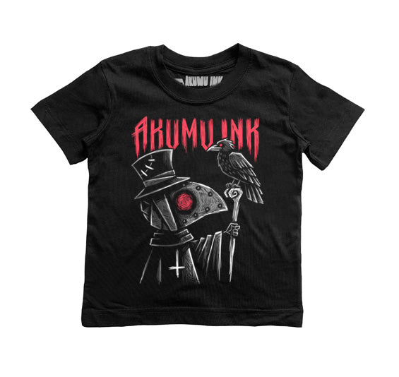 Nevermore Kids Tee – gothic tshirt by Akumu Ink, alt fashion art from Akumu Ink Clothing