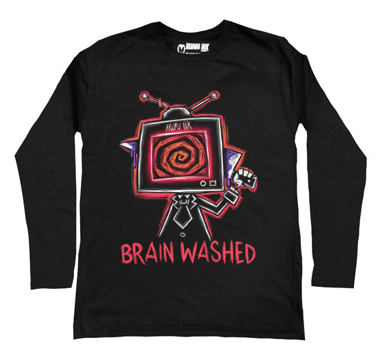 Brainwashed Men Long Sleeve Tshirt