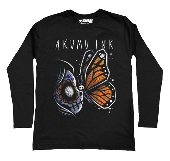 Metamorphosis Men Long Sleeve Tshirt – gothic Men Shirts by Akumu Ink, alt fashion art from Akumu Ink Clothing