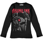 Nevermore Women Long Sleeve Tshirt – gothic Women Shirts by Akumu Ink, alt fashion art from Akumu Ink Clothing