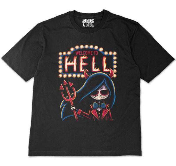 Welcome to Hell Oversized Unisex Tshirt