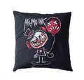 Same Joke Different Day Pillow Case – gothic bag by Akumu Ink, alt fashion art from Akumu Ink Clothing