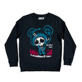 Bear-Trapped Sweatshirt – gothic Men Shirts by Akumu Ink, alt fashion art from Akumu Ink Clothing