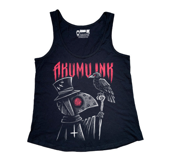 Nevermore Women Tanktop – gothic Women Shirts by Akumu Ink, alt fashion art from Akumu Ink Clothing