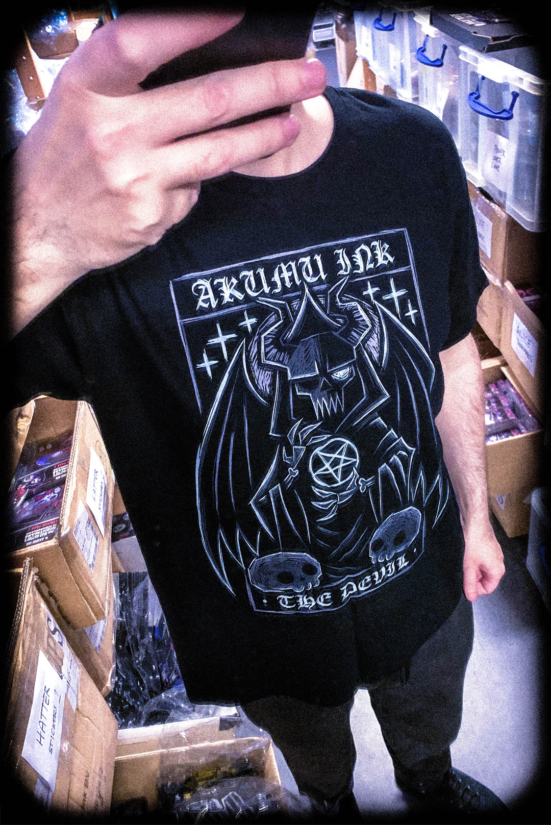 Akumu Ink Men Shirts, goth Men Shirts, skull Men Shirts, 