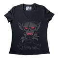Starving For You Women Vneck – gothic Women Shirts by Akumu Ink, alt fashion art from Akumu Ink Clothing