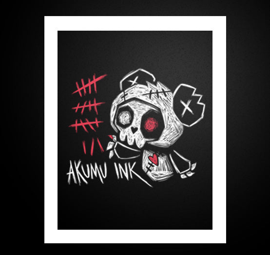 Counting the Years Artwork – gothic art by Akumu Ink, alt fashion art from Akumu Ink Clothing