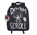 Doom Scroll Backpack – gothic backpack by Akumu Ink, alt fashion art from Akumu Ink Clothing