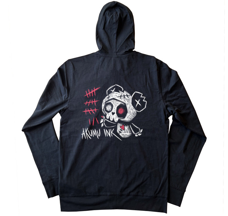 Counting the Years Hoodie – gothic long sleeve by Akumu Ink Clothing, alt fashion art from Akumu Ink Clothing