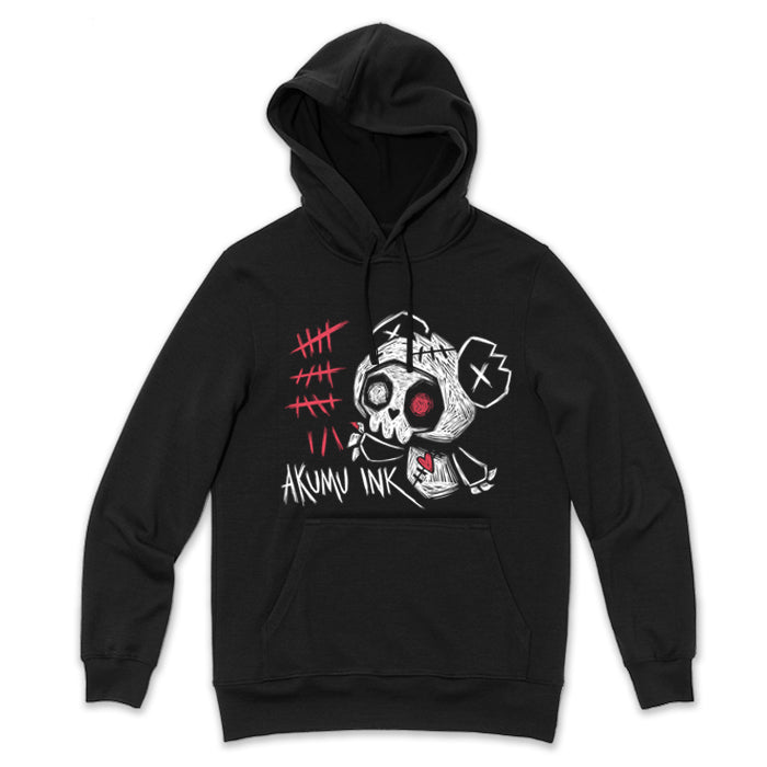 Counting the Years Hoodie – gothic long sleeve by Akumu Ink Clothing, alt fashion art from Akumu Ink Clothing