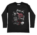 Rebel Metal Men Long Sleeve Tshirt – gothic Men Shirts by Akumu Ink, alt fashion art from Akumu Ink Clothing