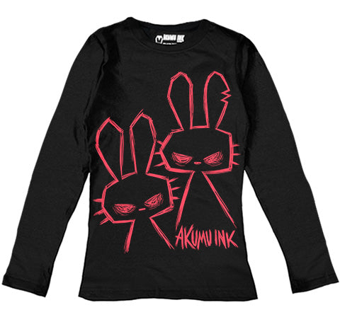 Evil Comes in Twos Women Long Sleeve Tshirt